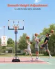SucceBuy Tragbarer Basketballständer mit höhenverstellbarem Produktbild-Vorschau 5