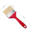 5x Flachpinsel | rot Kunststoff-Griff | Malerpinsel 80 mm Produktbild-Vorschau 5