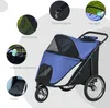 PawHut Hundewagen Hundebuggy mit Netzfenstern, Klappbar, Produktbild-Vorschau 6