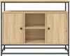 vidaXL Příborník Sonoma Dub 100x35x80 cm výrobek ze dřeva Náhled obrázku produktu 6