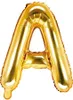 Folienballon Buchstabe "A", 35cm, gold, 1 Stk. Produktbild-Vorschau 1