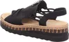 Rieker Damen Keilsandalette Sandale Modeschuh schwarz 38 Produktbild-Vorschau 112