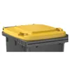 Mülltonne 240 Liter SULO CITYBAC CLASSIC  Grau mit Gelbem Produktbild-Vorschau 3