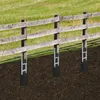 Aopunly 8 pezzi ancoraggio palo 101MM H-post supporto Anteprima dell’immagine prodotto 7