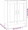 Sideboard Grau Sonoma 69,5x34x90 cm Holzwerkstoff Produktbild-Vorschau 10
