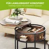 2er Set Rund Couchtisch, Höhenverstellbar, Beistelltisch Produktbild-Vorschau 5