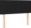 vidaXL Testiera nera 90x5x78/88 cm Tessuto Anteprima dell’immagine prodotto 1