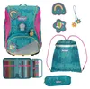 Scout sac d'école Alpha Set 4 pièces Happy Confetti bleu Voir les images du produit 1