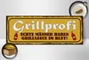 Holzschild Spruch 27x10cm Grillprofi echte Männer im Blut Produktbild-Vorschau 3