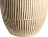 BELIANI Blumentopf Hellbeige Lehm-Faser-Mischung Rund Produktbild-Vorschau 7