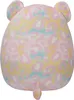 The back of a plush toy with a rainbow leopard print pattern. Podgląd zdjęcia produktu