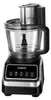 A black and silver food processor with a transparent bowl and lid, shown from a front-diagonal angle on a white background. Anteprima dell’immagine prodotto