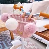 Weidenkorb für Laufrad, rosa, mit Riemen, Dumpy MINI mit Produktbild-Vorschau 3