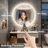 WISFOR Badspiegel met verlichting, 90 cm, ronde Productafbeelding-voorbeeld 9