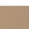 vidaXL Vertikální markýza Taupe 140x800 cm Oxford Fabric Náhled obrázku produktu 2