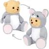 BRUBIES Teddy Maus - 25 cm Teddybär im Mäusekostüm mit Produktbild-Vorschau 1