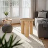 tectake® Beistelltisch Sisi, rund, Beine aus Massivholz Produktbild-Vorschau 8