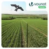 VOUNOT® 2er Set Vogelschreck Falke Drachen mit 4m Produktbild-Vorschau 2