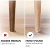 Samolepiace plstené klzáky - plsť na ochranu podlahy proti Náhľad obrázku produktu 7