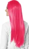Perücke Lange Haare glatt - pink Produktbild-Vorschau 3