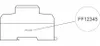 A line drawing of an energy meter with a label pointing to a circled serial number. Produktbild-Vorschau