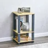 KESPER Regál policový Blue 3 police, plast, MDF, 34 x 58,5 Náhled obrázku produktu 4