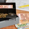 Relaxdays Geldkassette abschließbar, Kasse mit Münzfach, Produktbild-Vorschau 5