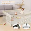 Laufstall Baby 175x150 cm – Großer Baby Laufgitter XXL Produktbild-Vorschau 3