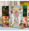 Puzzle 3D, Book Nook Alice in Wonderland, legno, Tonecheer, Anteprima dell’immagine prodotto 6