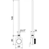 Mexen Ares grzejnik elektryczny 1200 x 600 mm, 600 W, Podgląd zdjęcia produktu 7