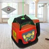 A red laser level tool is shown in an empty room with wooden floors and large windows. Podgląd zdjęcia produktu