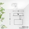 LED Wandleuchte innen mit EEKA Lichtquelle*, schwenkbar, Produktbild-Vorschau 7