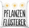 Trendation - Pflanzenflüsterer Gärtner Deko-Kissen mit Produktbild-Vorschau 1