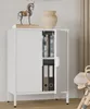VCM Stahl Kommode | Sideboard mit Drehtüren | Maße ca. H. Produktbild-Vorschau 2