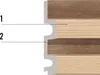 VOX Lamellenwand LINERIO - 3D MDF Wandpaneel - Produktbild-Vorschau 3