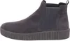 A side view of a single gray Chelsea boot. Produktbild-Vorschau