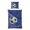 Fußball Bettwäsche Set 135x200 80x80 cm aus 100% Baumwolle Produktbild-Vorschau 7