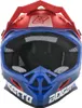 Bogotto V328 Xadrez Carbon Motocross Helm, blau/rot/weiß, M Produktbild-Vorschau 3