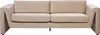 BELIANI 3-Sitzer Sofa Sandbeige Samtbezug mit Dicken Produktbild-Vorschau 1