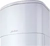 A close-up view of a white product, likely a bin or container, with a subtle logo. Produktbild-Vorschau