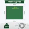 Iropro 140g/m² Abdeckplane Wasserdicht 5x6m Grün/Silber mit Produktbild-Vorschau 6