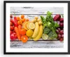 Gerahmtes Poster - Schwarzer Rahmen - Essen Gemüse Essen Produktbild-Vorschau 1