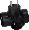 VIRONE | Steckdosenverteiler R-31 - Schwarz - 3-fach mit Produktbild-Vorschau 2