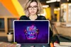 MuchoWow® Laptop Aufkleber Sticker Cover Gaming - Neon - Produktbild-Vorschau 5