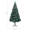 vidaXL Künstlicher Weihnachtsbaum mit Zapfen und Schnee 210 Produktbild-Vorschau 8