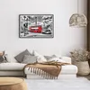 Gerahmtes Poster - Schwarzer Rahmen - Trafalgar Platz Taxi Produktbild-Vorschau 7