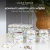 Laura Ashley Küchenaufbewahrungsboxen, 3er-Set – Edelstahl Produktbild-Vorschau 3
