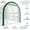 Outsunny folietunnelkas, 3,58 x 2,1 x 2,1 meter, met Productafbeelding-voorbeeld 5