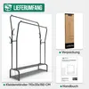 Avalo Industrieller Kleiderständer Doppelruten - Metall - Produktbild-Vorschau 9