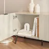 Fernsehschrank ‘Nand’ mit 4 Türen geriffelt 180 x 35 x 51 Produktbild-Vorschau 8